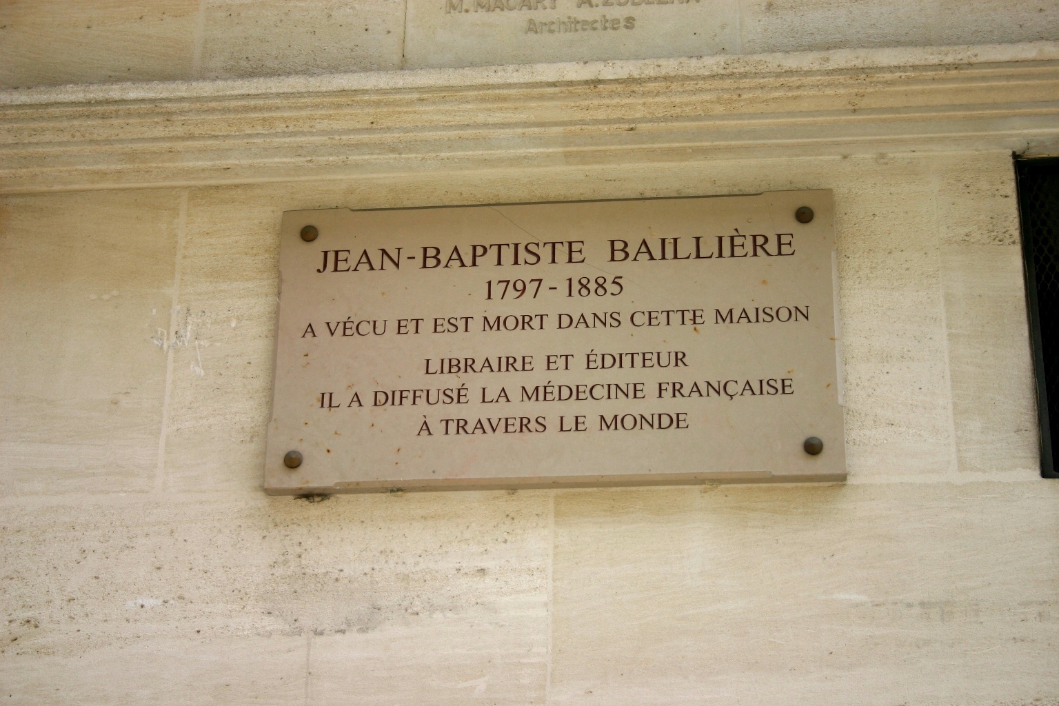 Jean-Baptiste Baillière's home, Paris - 03.JPG